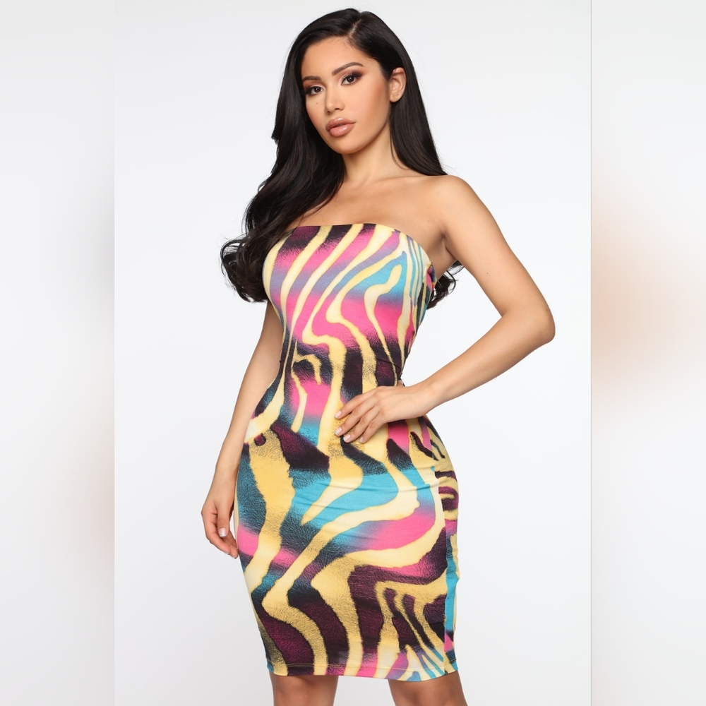 🚨Colorful Tube Dress